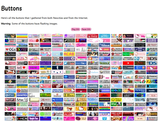 iframes/Misc Pages/Buttons1 screenshot