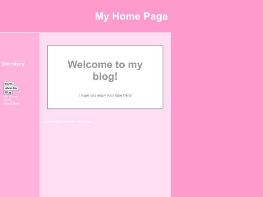 old site/Website 1.0/Blog2 screenshot