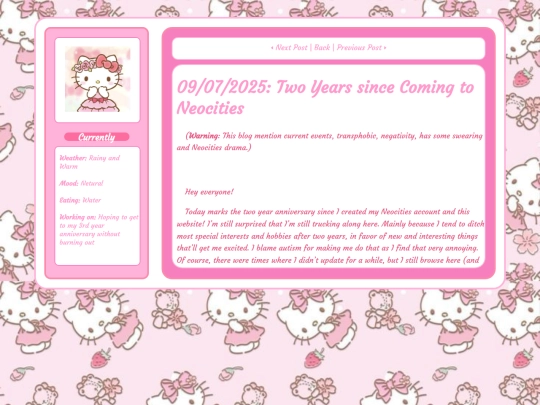 posts 2.0/Years/2025/09072025TwoYearssinceComingtoNeocities screenshot
