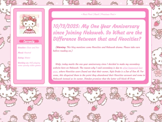 posts 2.0/Years/2025/10132025MyOneYearAnniversarysinceJoiningNekoweb screenshot