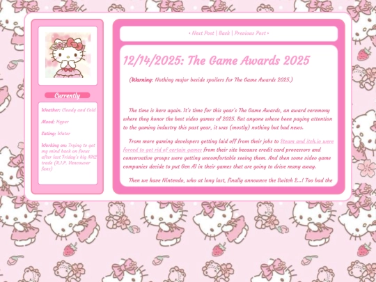 posts 2.0/Years/2025/12142025TheGameAwards2025 screenshot