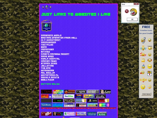 links screenshot