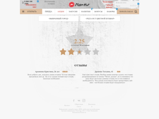 pizzahut/website/20170608/ratings screenshot
