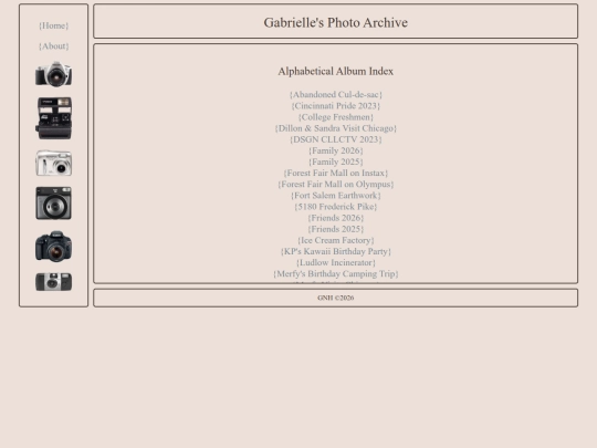 AlbumIndex screenshot