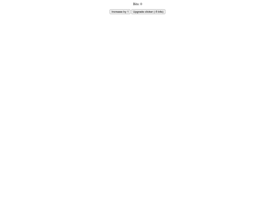 jsclickergame screenshot