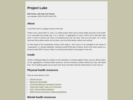 projects/project-luke screenshot