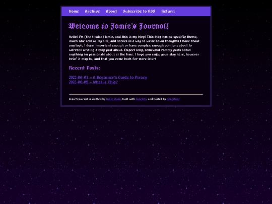 blog screenshot