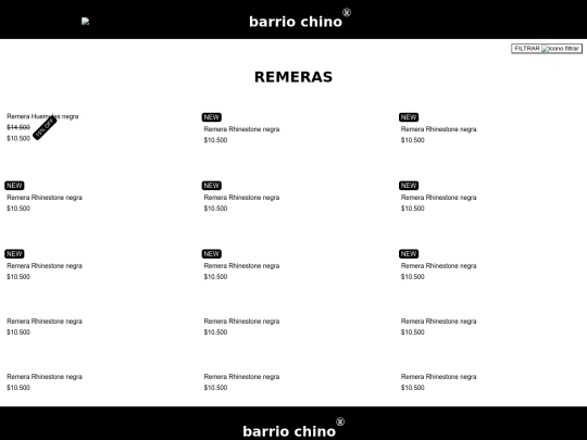productos screenshot