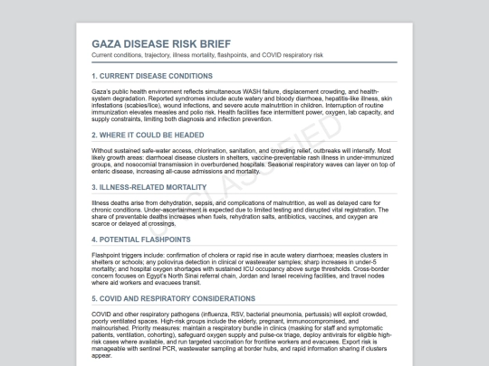 gaza-disease-risk screenshot