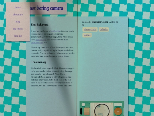 posts/interests/not boring camera screenshot
