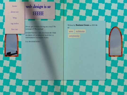 posts/snippets/web design... ARGH!! screenshot