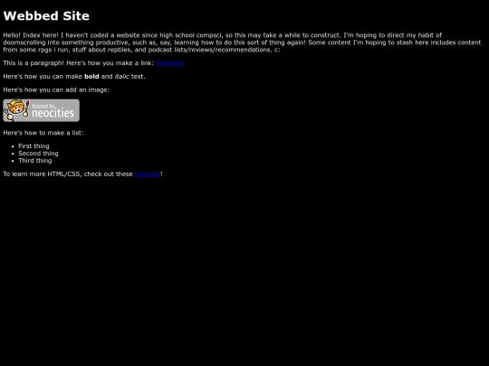 index screenshot