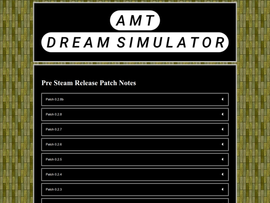 amtdreamsimulator/patchnotes screenshot
