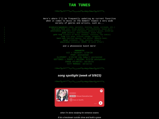 music screenshot