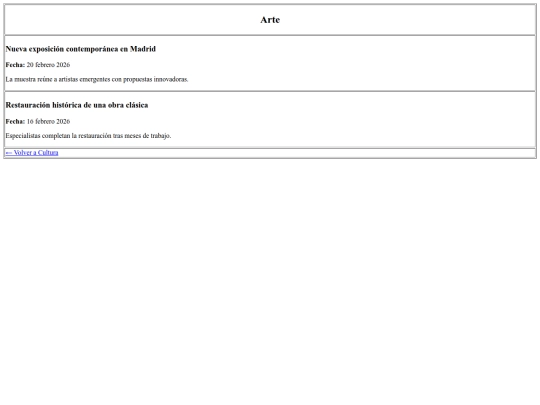 Periodico/Cultura/Arte screenshot