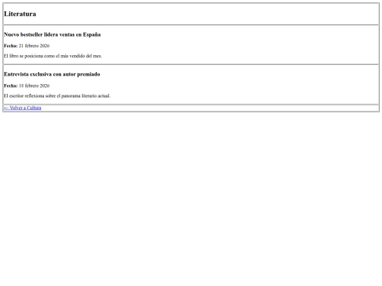 Periodico/Cultura/Literatura screenshot