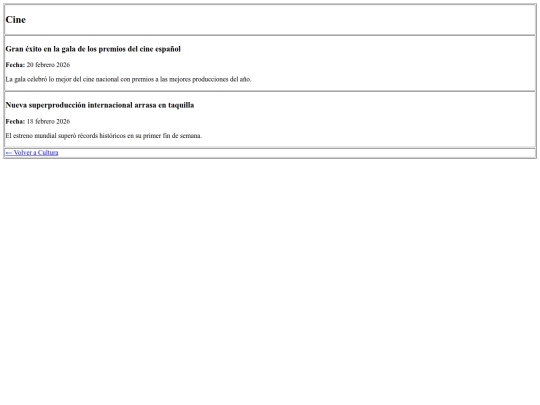 Periodico/Cultura/cine screenshot