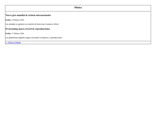 Periodico/Cultura/musica screenshot