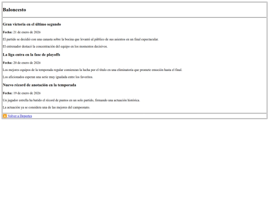 Periodico/Deportes/Baloncesto screenshot