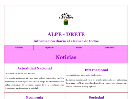 Periodico/Noticias screenshot