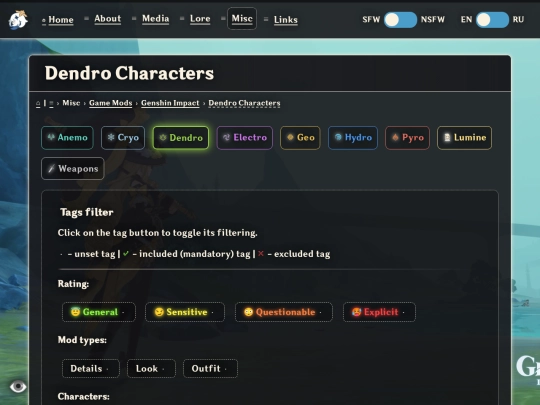 notes/mods/genshin/dendro screenshot