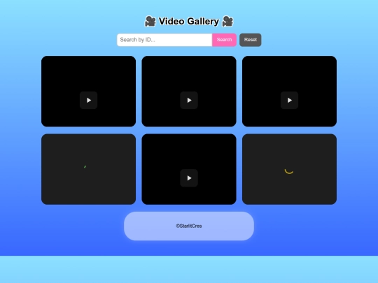 videogallery screenshot