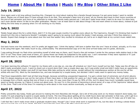blog screenshot
