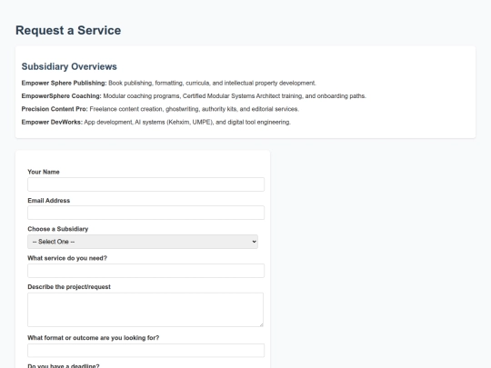 orderservices screenshot