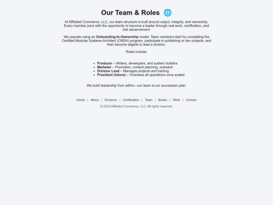 team screenshot