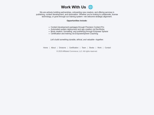 work screenshot