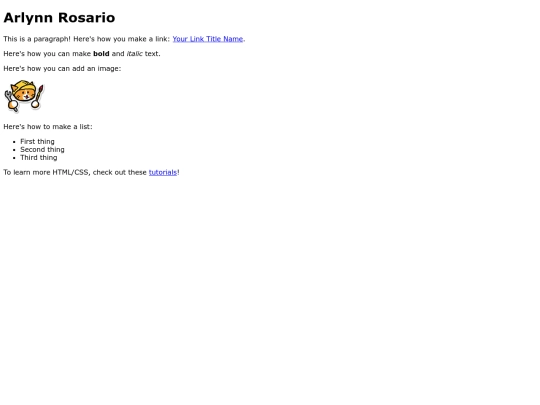 index screenshot