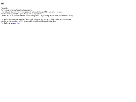 about-me screenshot