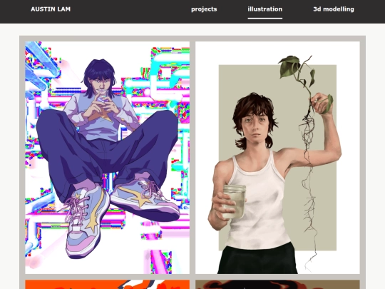 portfolio/illustration screenshot