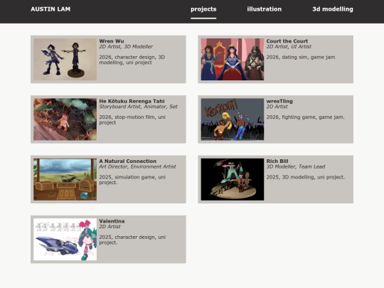 portfolio/projects screenshot
