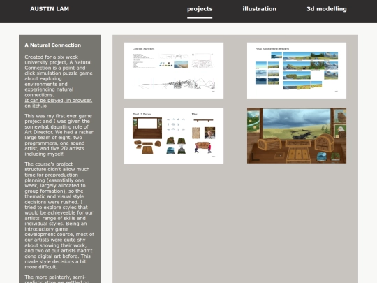 portfolio/projects/a-natural-connection screenshot