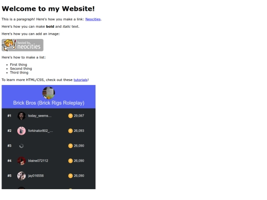 index screenshot
