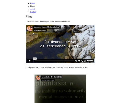 films screenshot