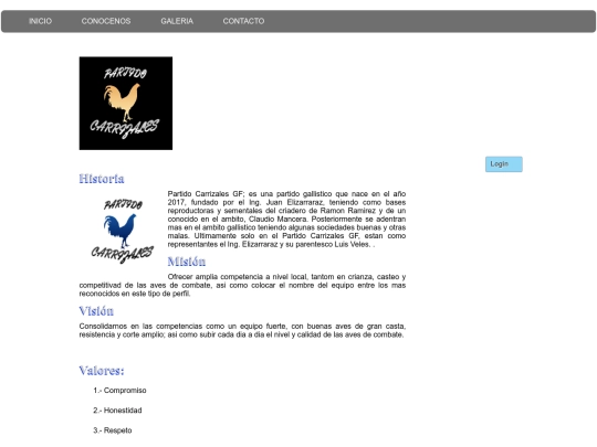 proyecto/conocenos screenshot