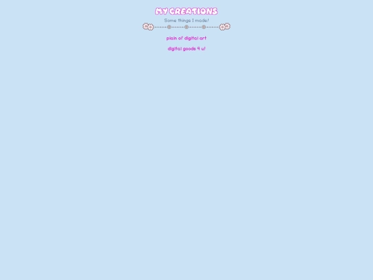 pages/creations screenshot