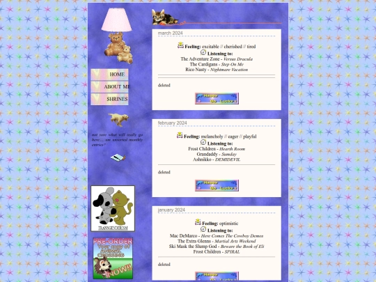 blog screenshot