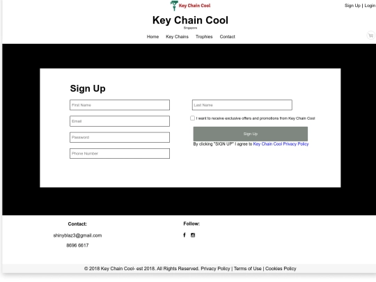 sign-up-page screenshot