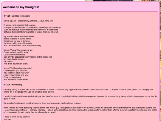 blog screenshot
