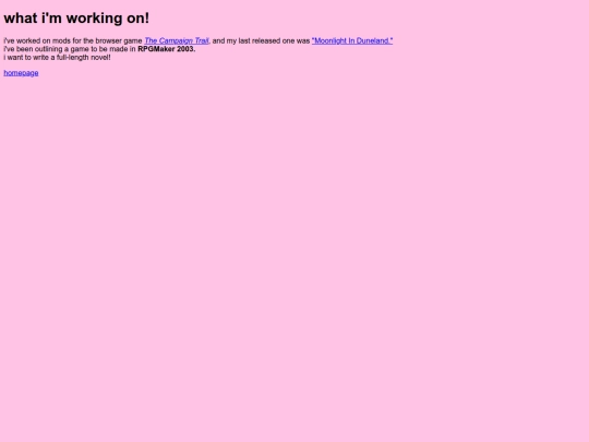 projects screenshot