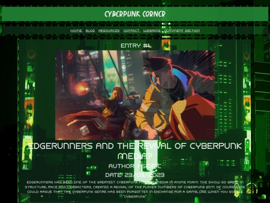 blog/entry1 screenshot