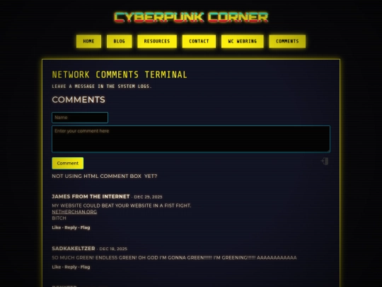 comments screenshot