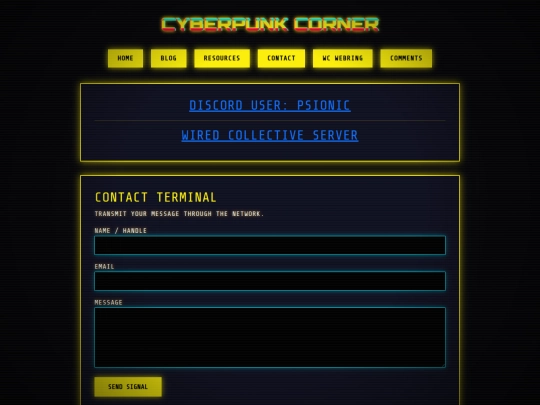 contact screenshot