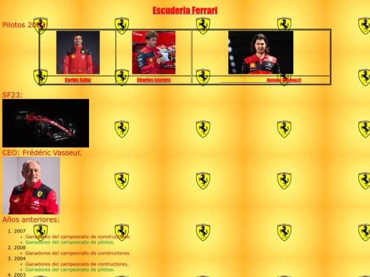 f1/Ferrari screenshot