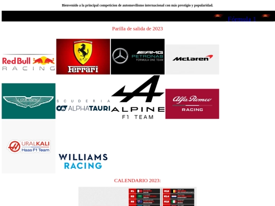 f1/Formula1 screenshot
