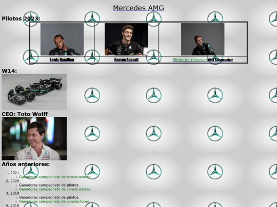 f1/Mercedes screenshot