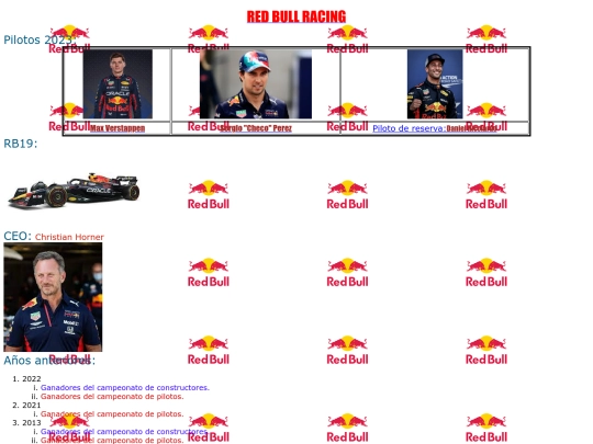 f1/redbull screenshot